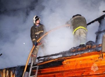 Пожар в муниципальном образовании Боградский район