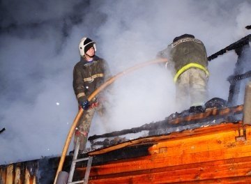 Пожар в муниципальном образовании Боградский район